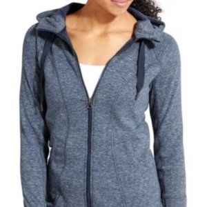 Athleta Navy Zip Up Hoodie